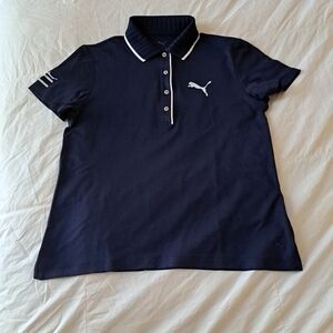 Puma × COBRA Women's Golf Polo NWOT  Navy Size M